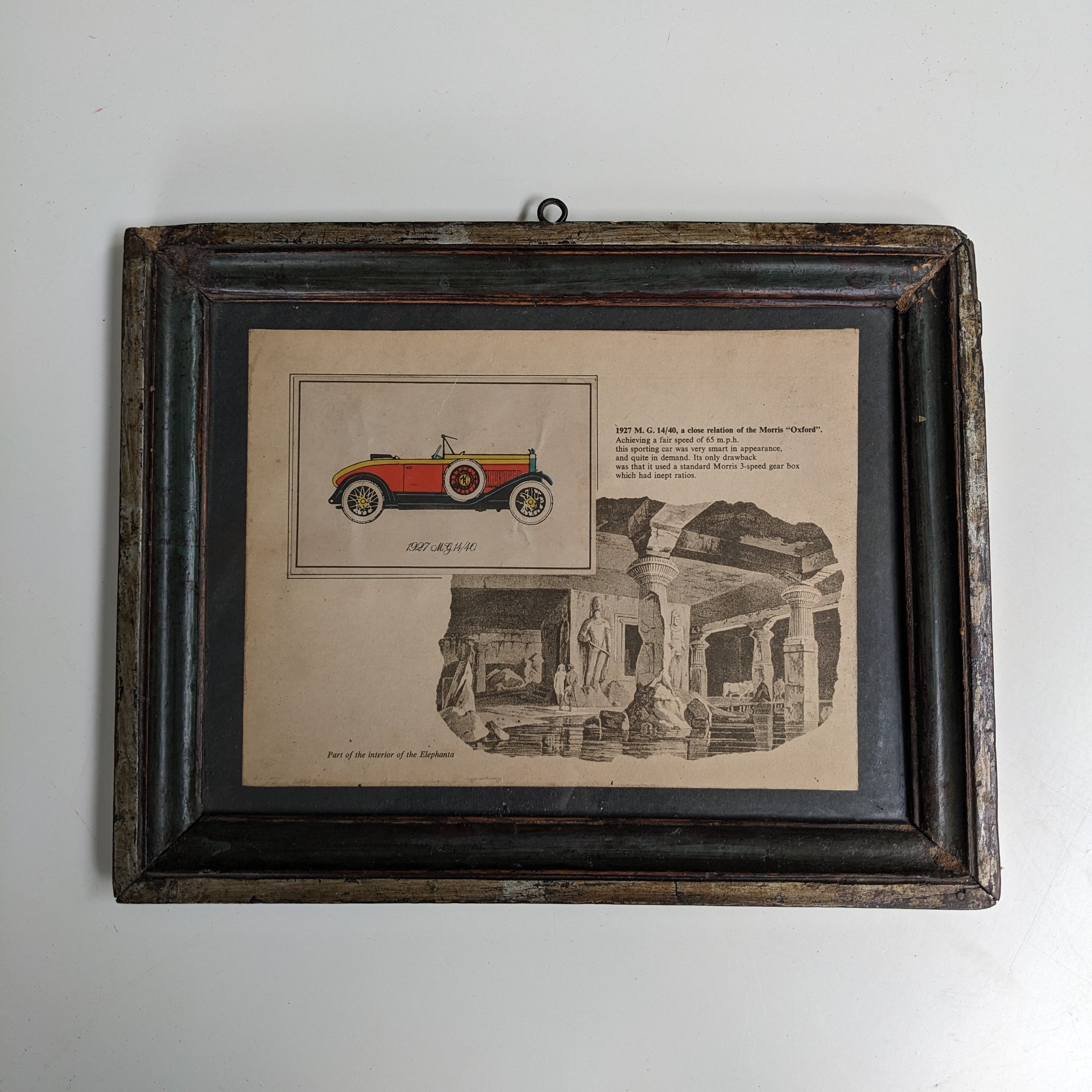 Vintage Paper Print Ad of MG