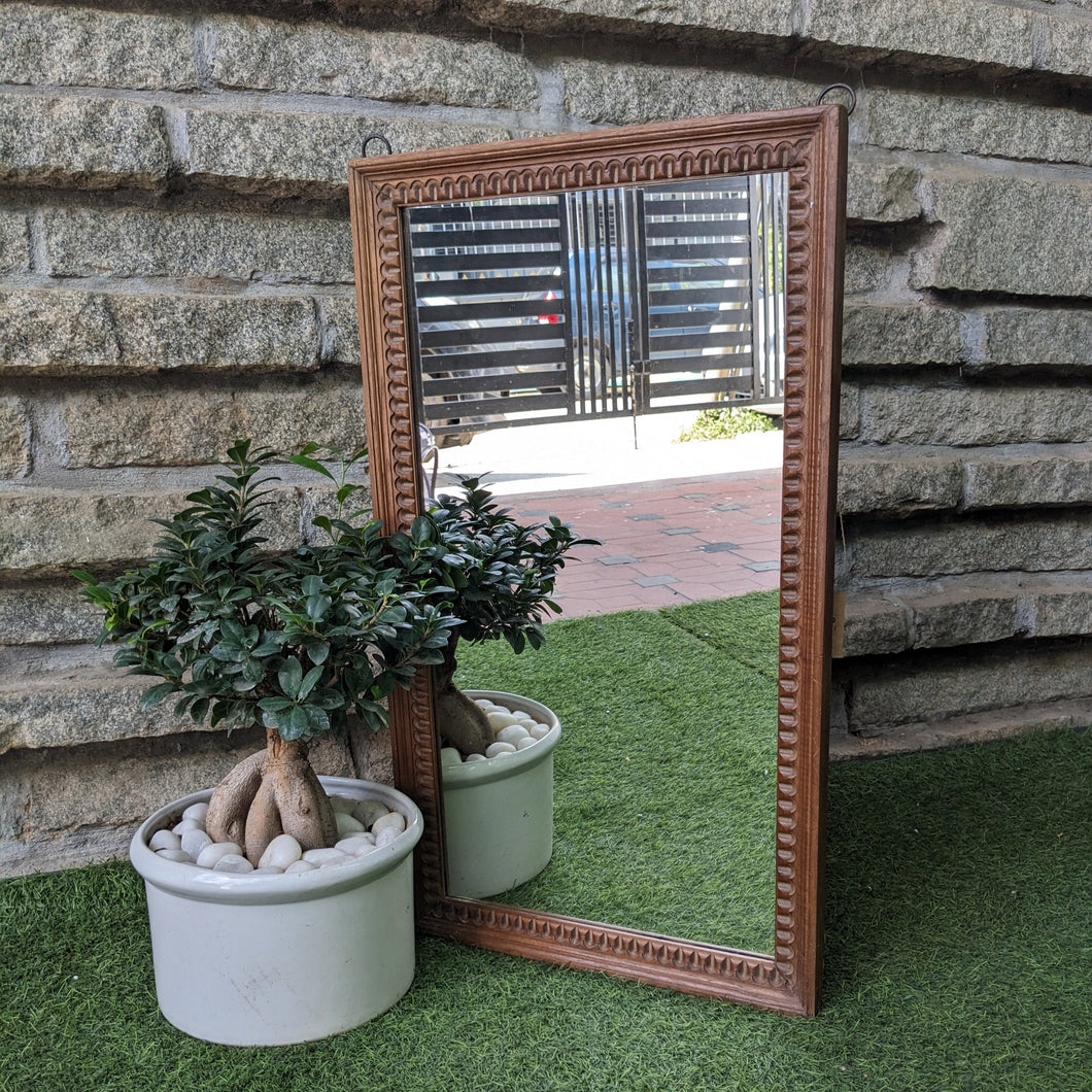 Teak Wood frame with mirror