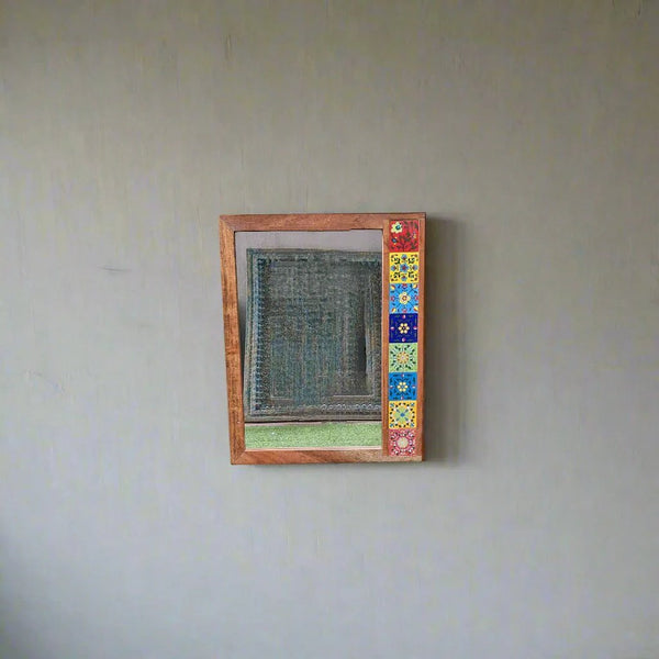 One sided Tile Frame with mirror