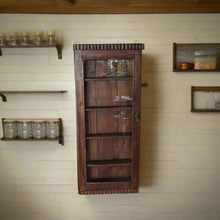 Load image into Gallery viewer, Teakwood Wall Mount Cabinet with shelves
