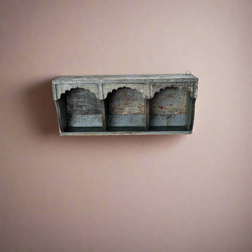 Wall Mount Shelf in Jharokha Pattern