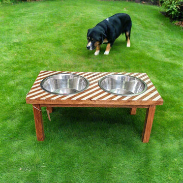 Wooden Pet Feeder