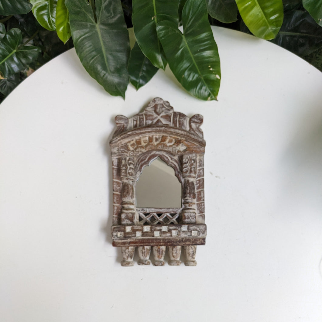 Small Jharokha Mirror in Off White