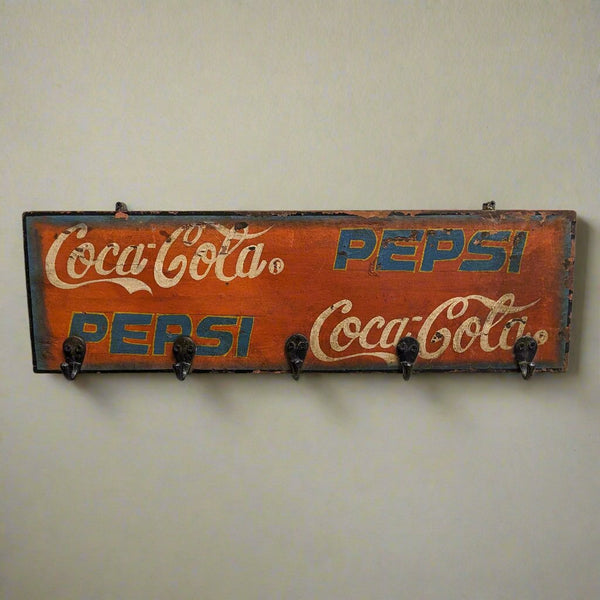 Wooden Wall Mount Board with hooks