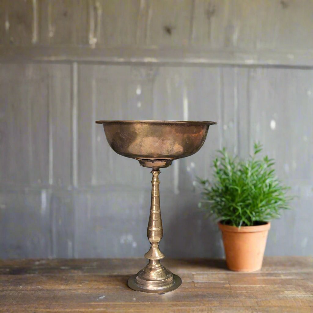 Big Brass Bowl with stand