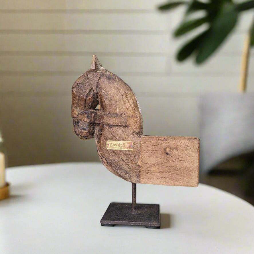 Wooden Horse Table Decor