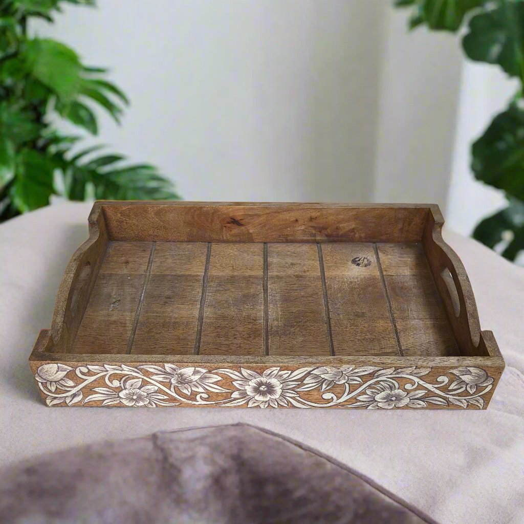 Handpainted Wooden Tray