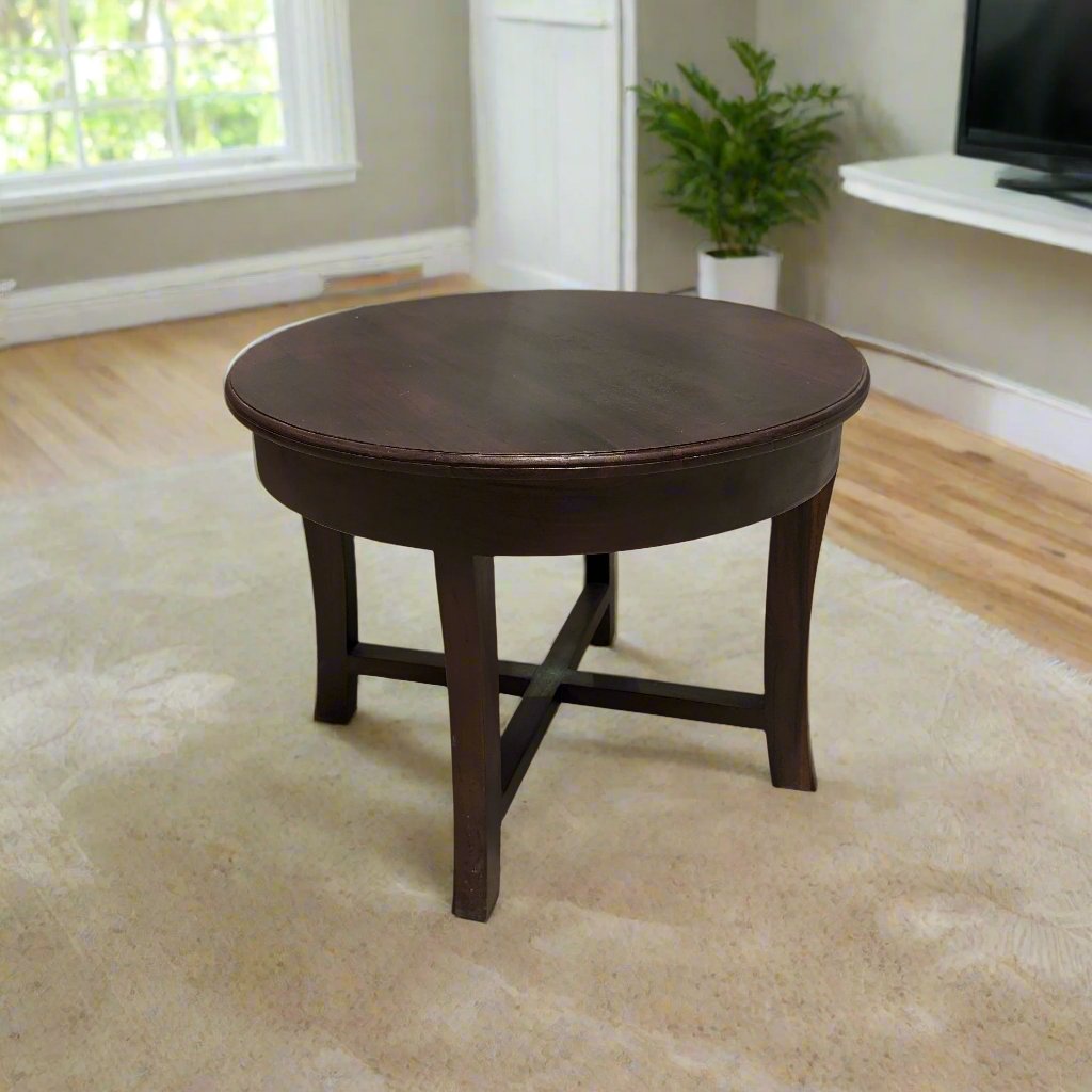 Round Wooden Coffee Table