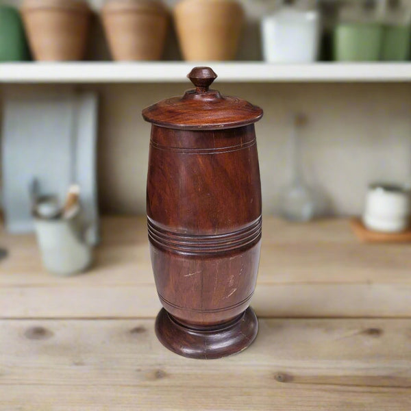Wooden Jar with Lid