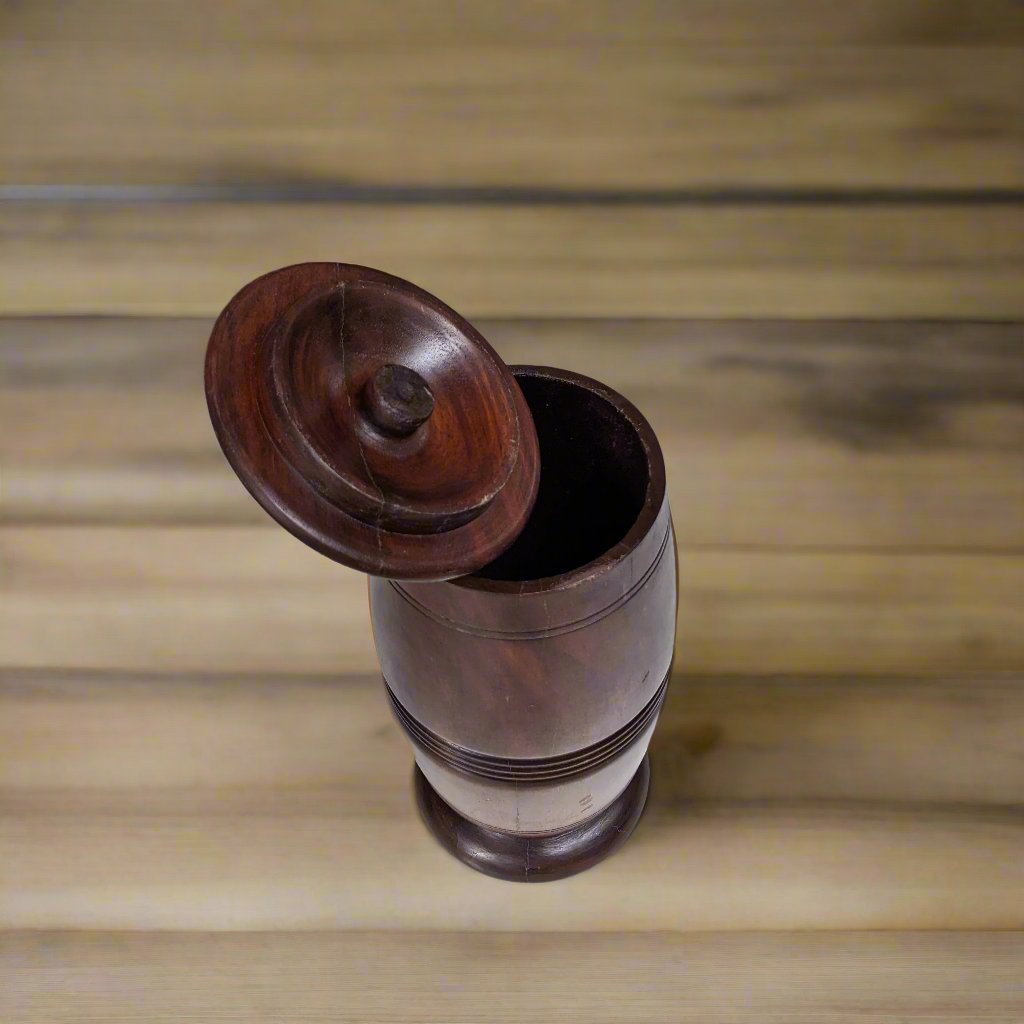 Wooden Jar with Lid