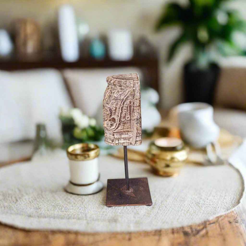 Distressed Wood Table Decor