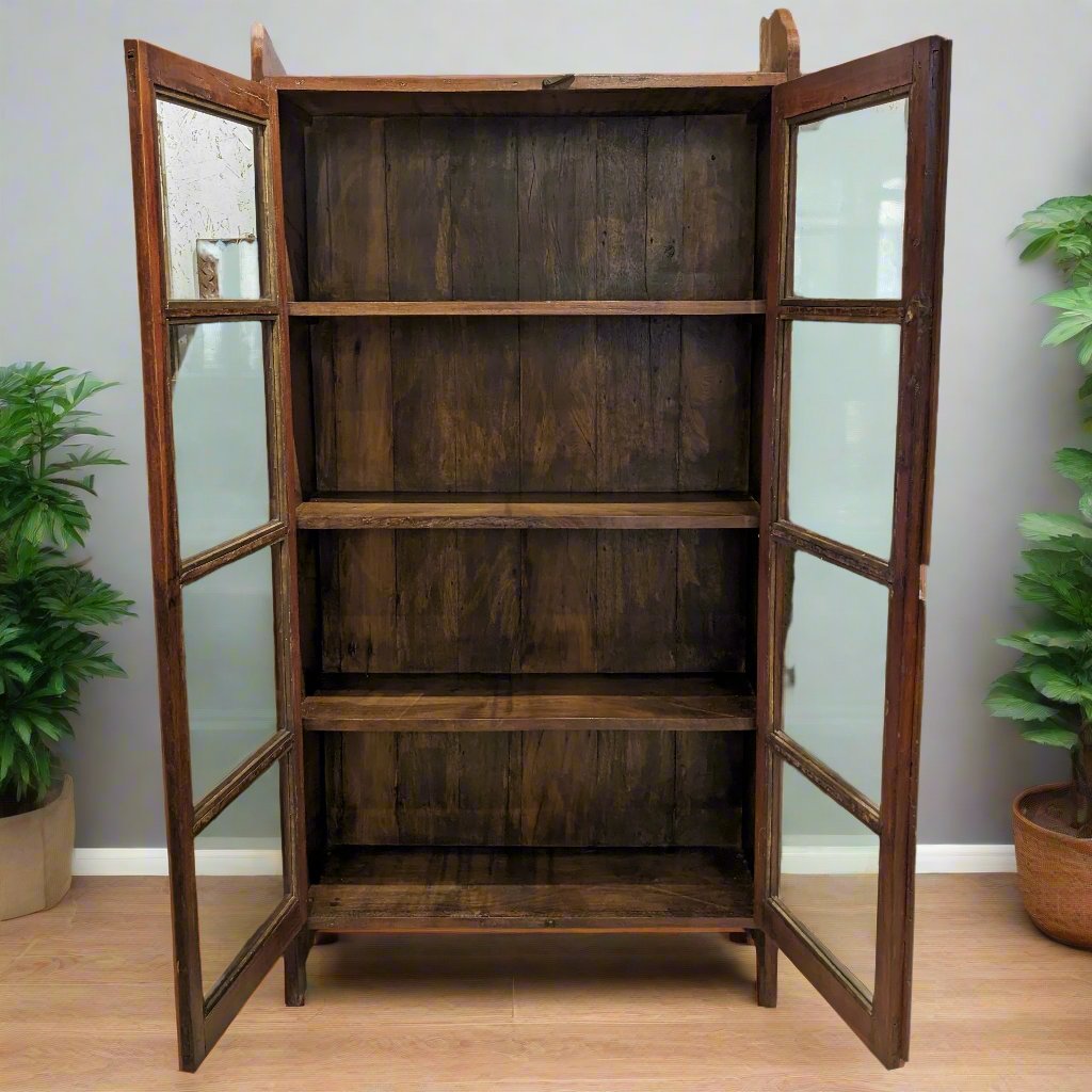 Glass Cabinet with shelves