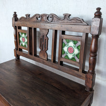 Load image into Gallery viewer, Teakwood Bench with Vintage Tiles (Two Seater)
