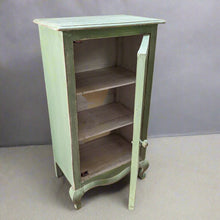 Load image into Gallery viewer, Pastel Green Cabinet with shelves
