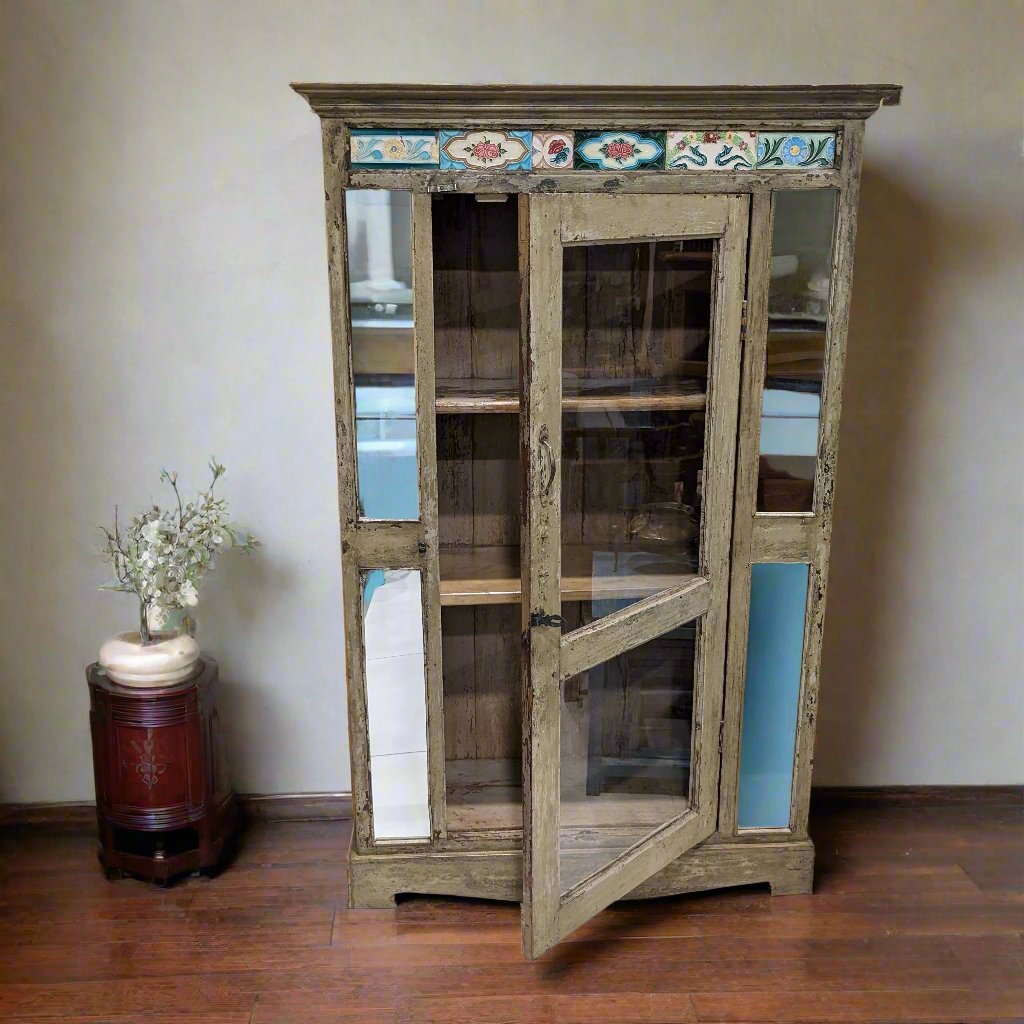 Sage Green Storage Cabinet