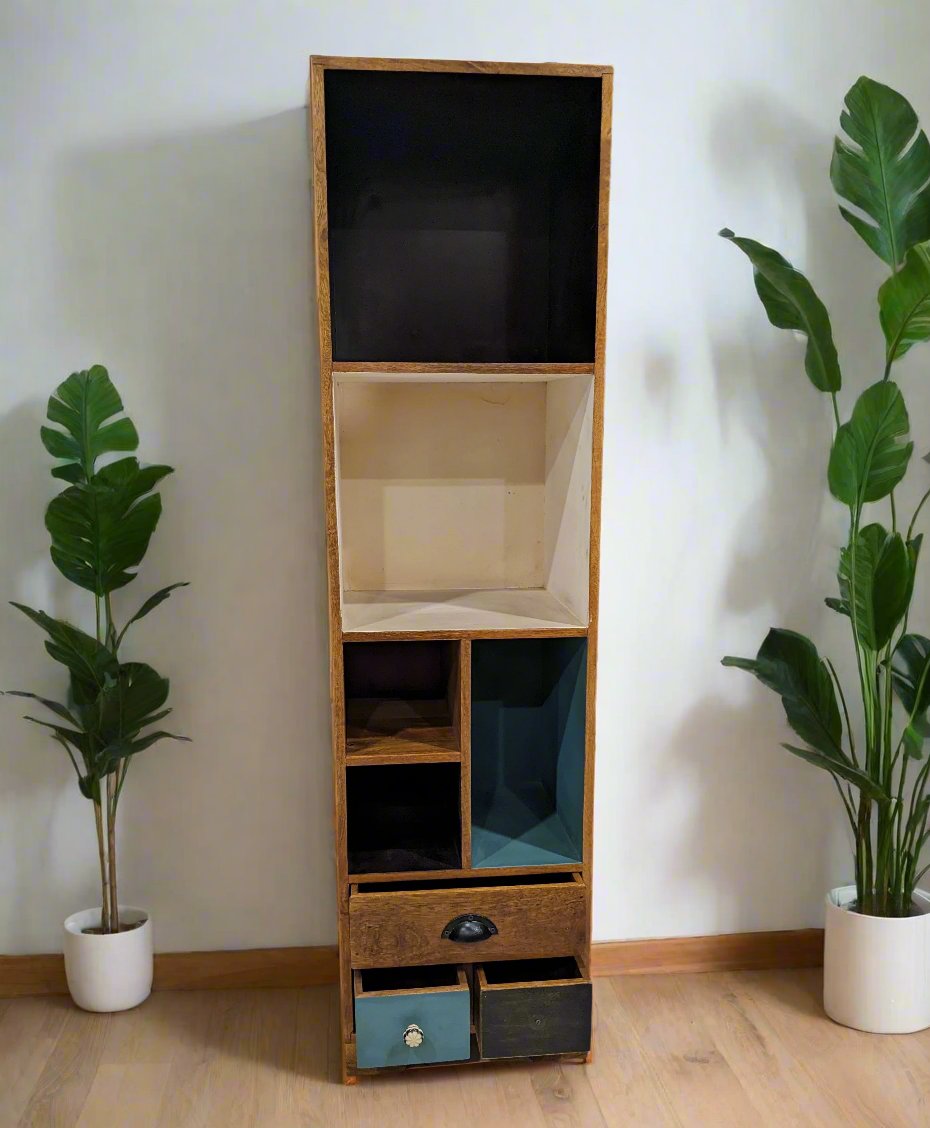 Open Shelf with drawers