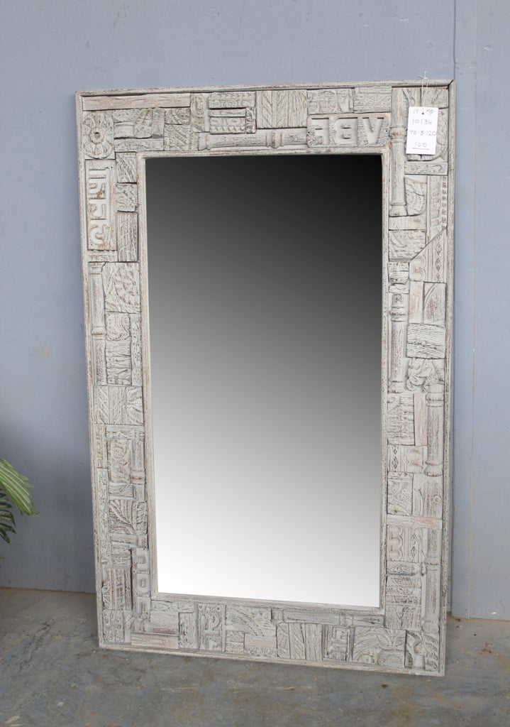 Wooden Blocks Mirror
