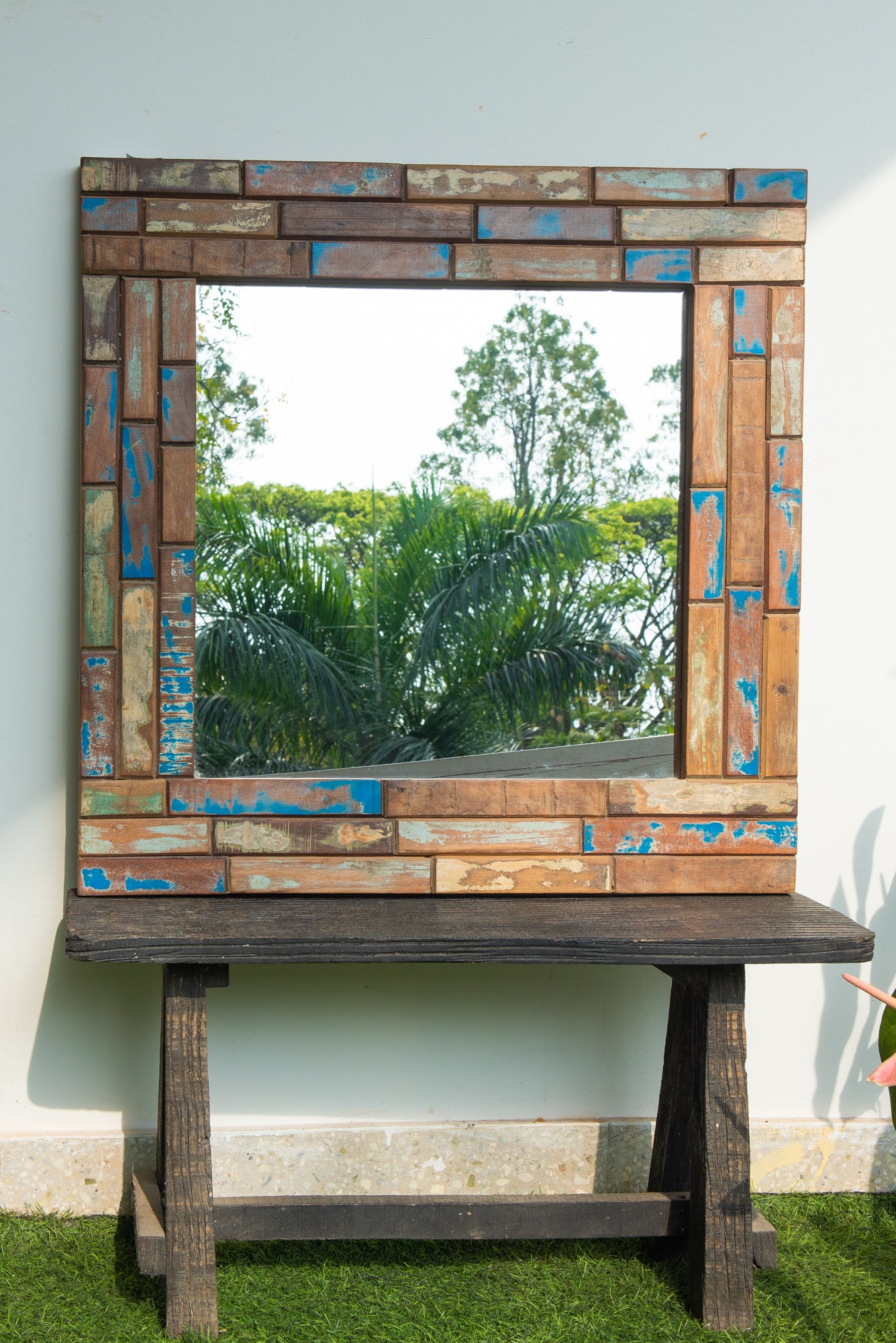 Reclaimed Wood Mirror - Medium