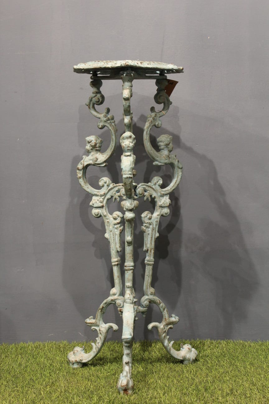 Blue Cast Iron table