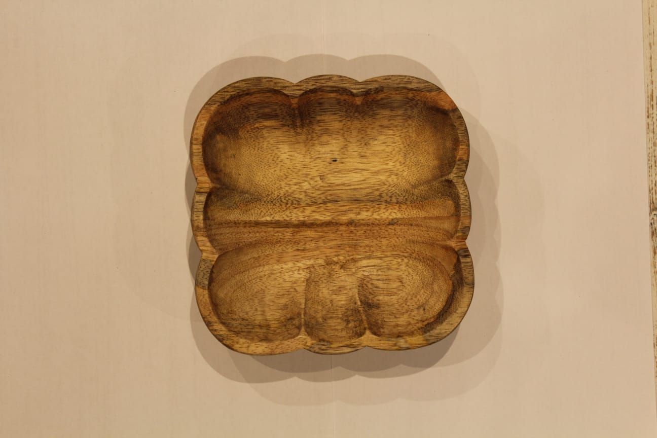 Square Wooden Platter