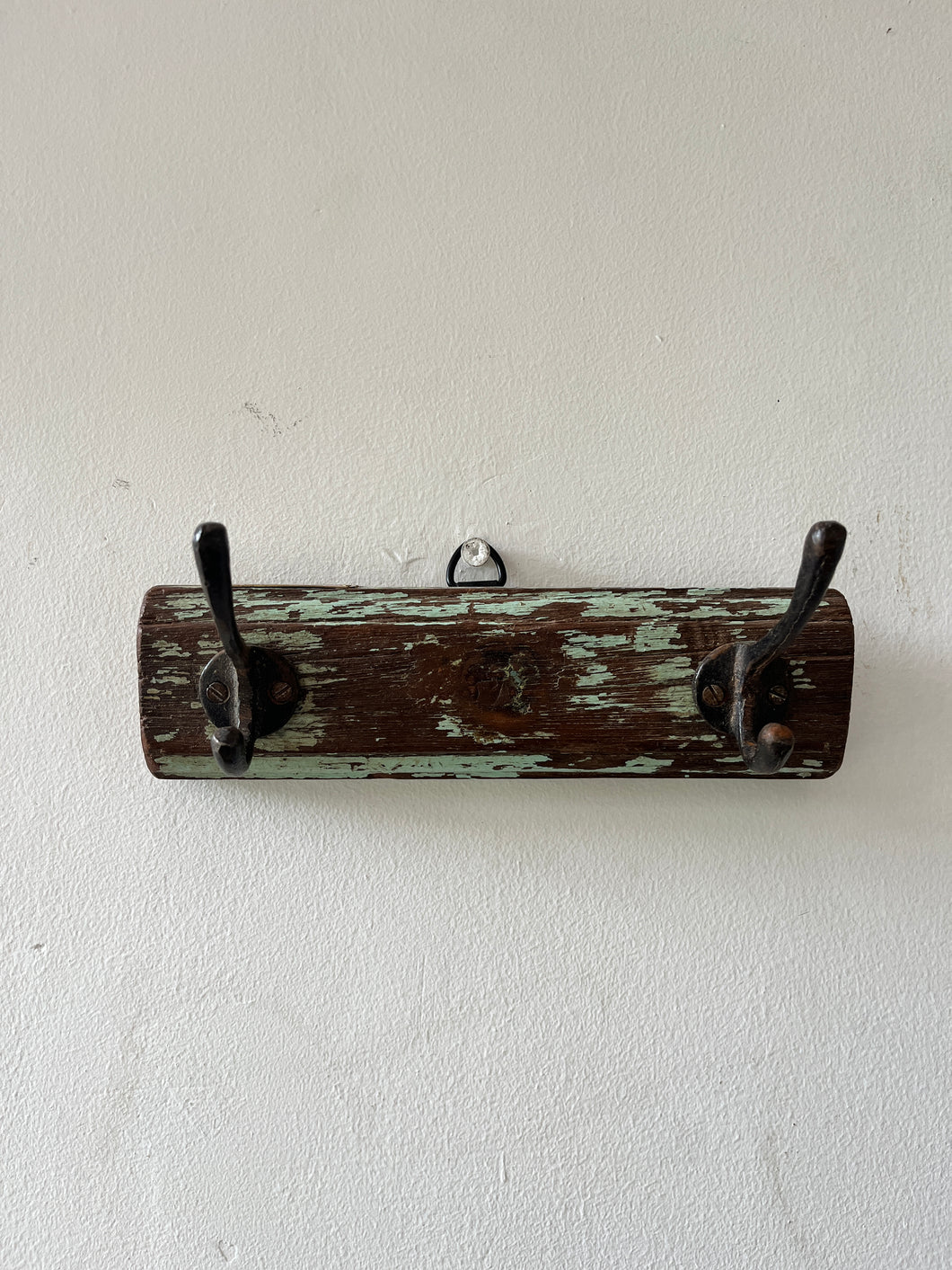 Antique Finish Distressed Double Wall Hook