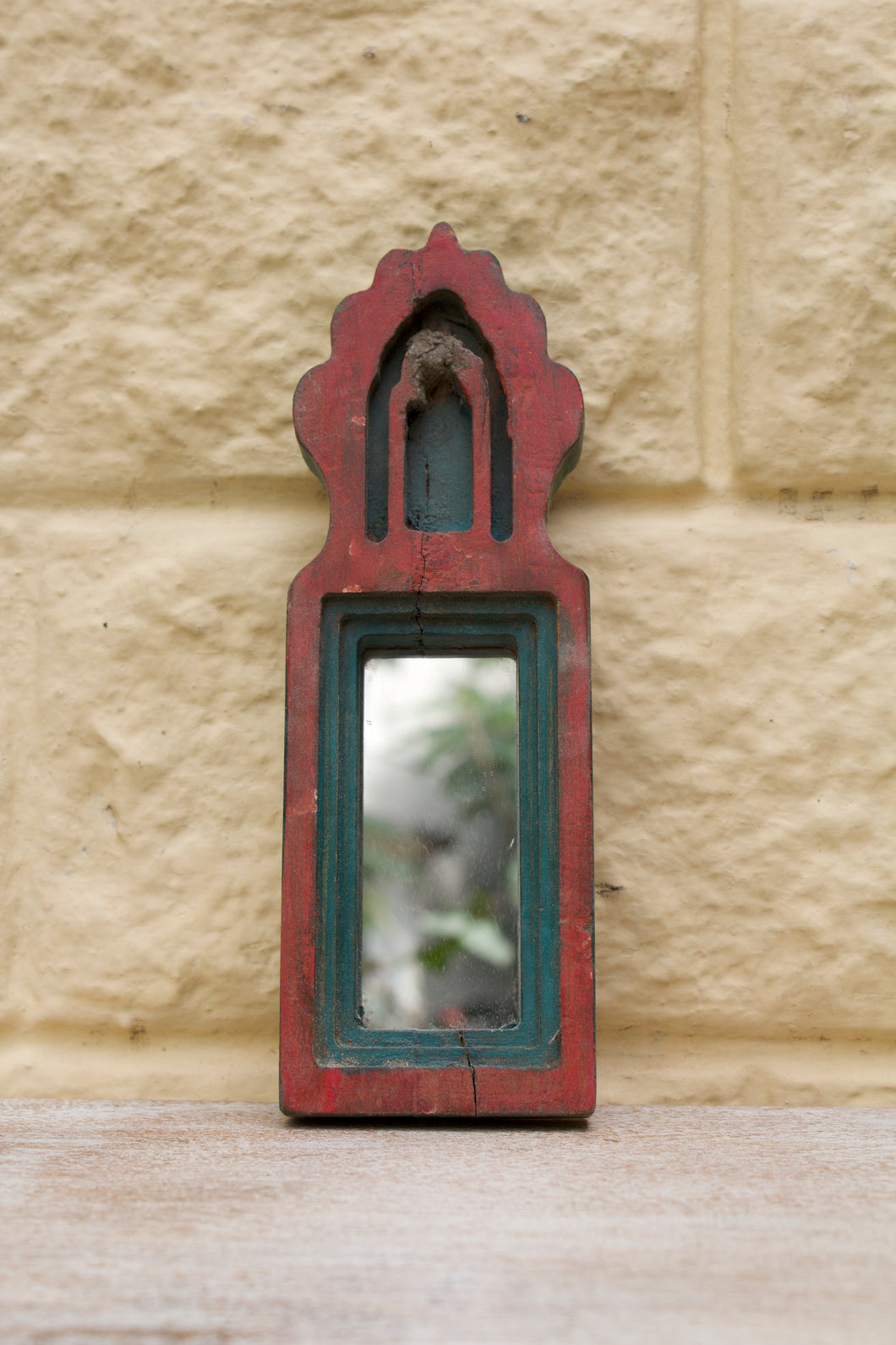 Small Red and Green Mirror
