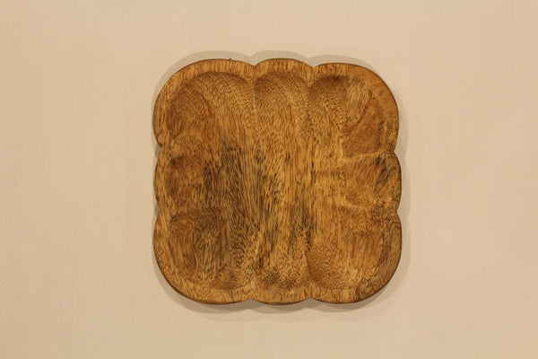 Wooden Platter Rounded