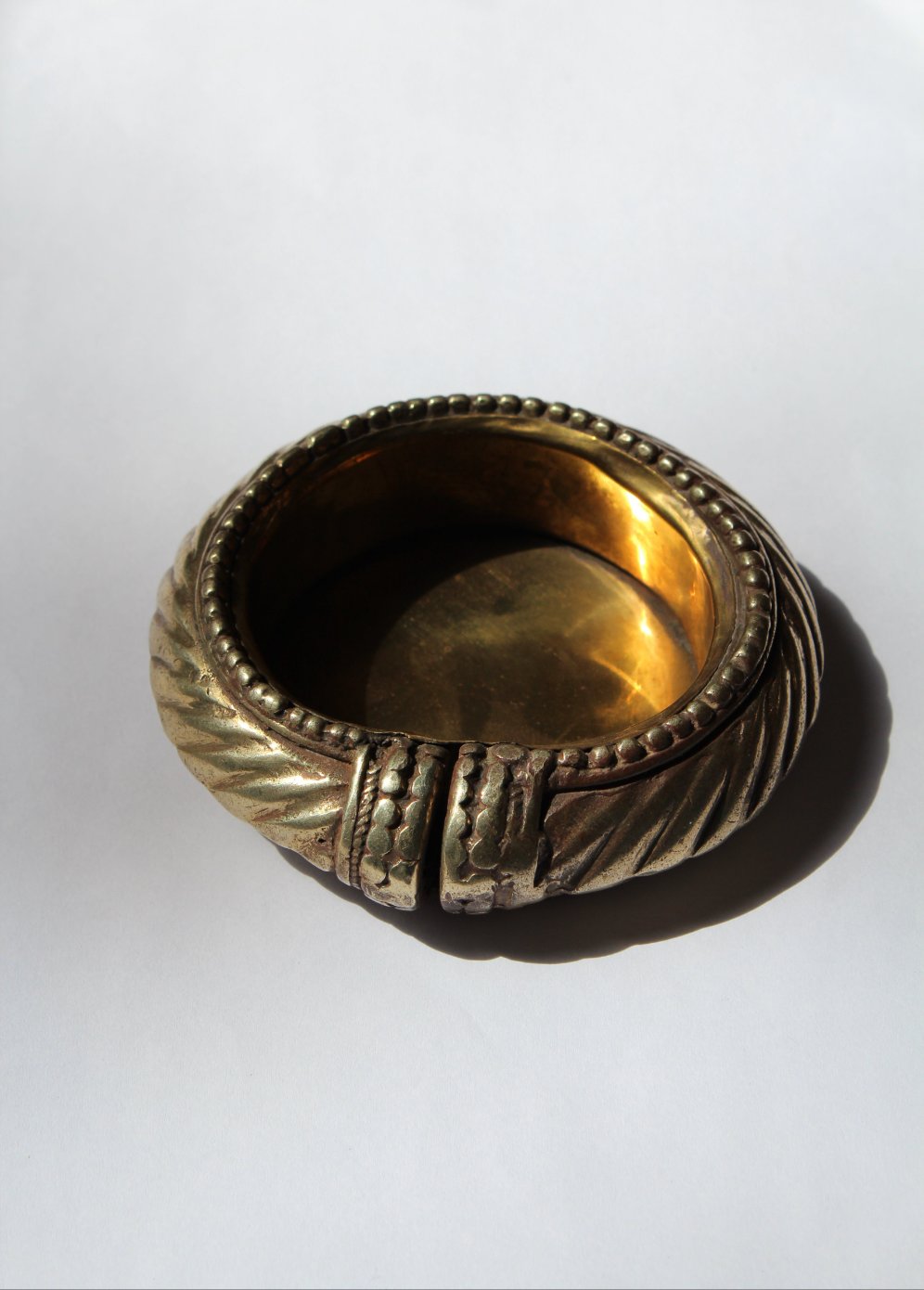 Brass Finish Ash Tray