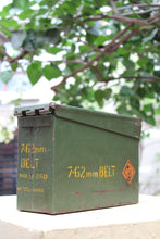 Load image into Gallery viewer, Upcycled Army Box Double Clock
