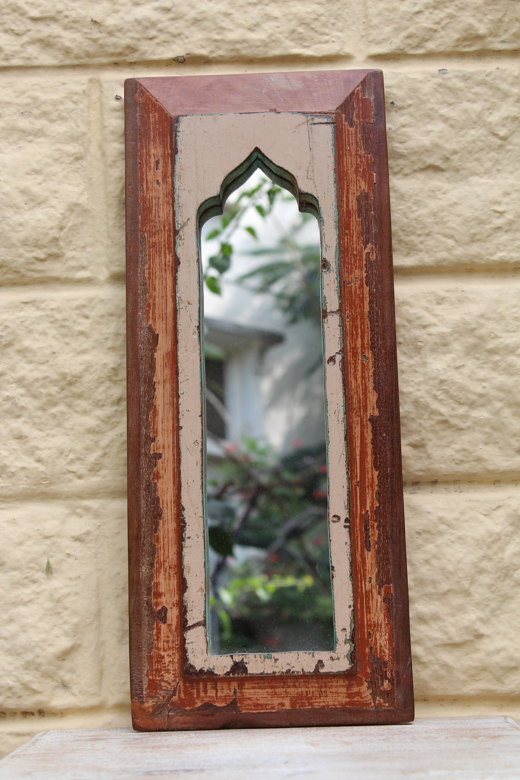Distressed Wood Mirror