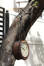 Load image into Gallery viewer, Double-Sided Hanging Clock
