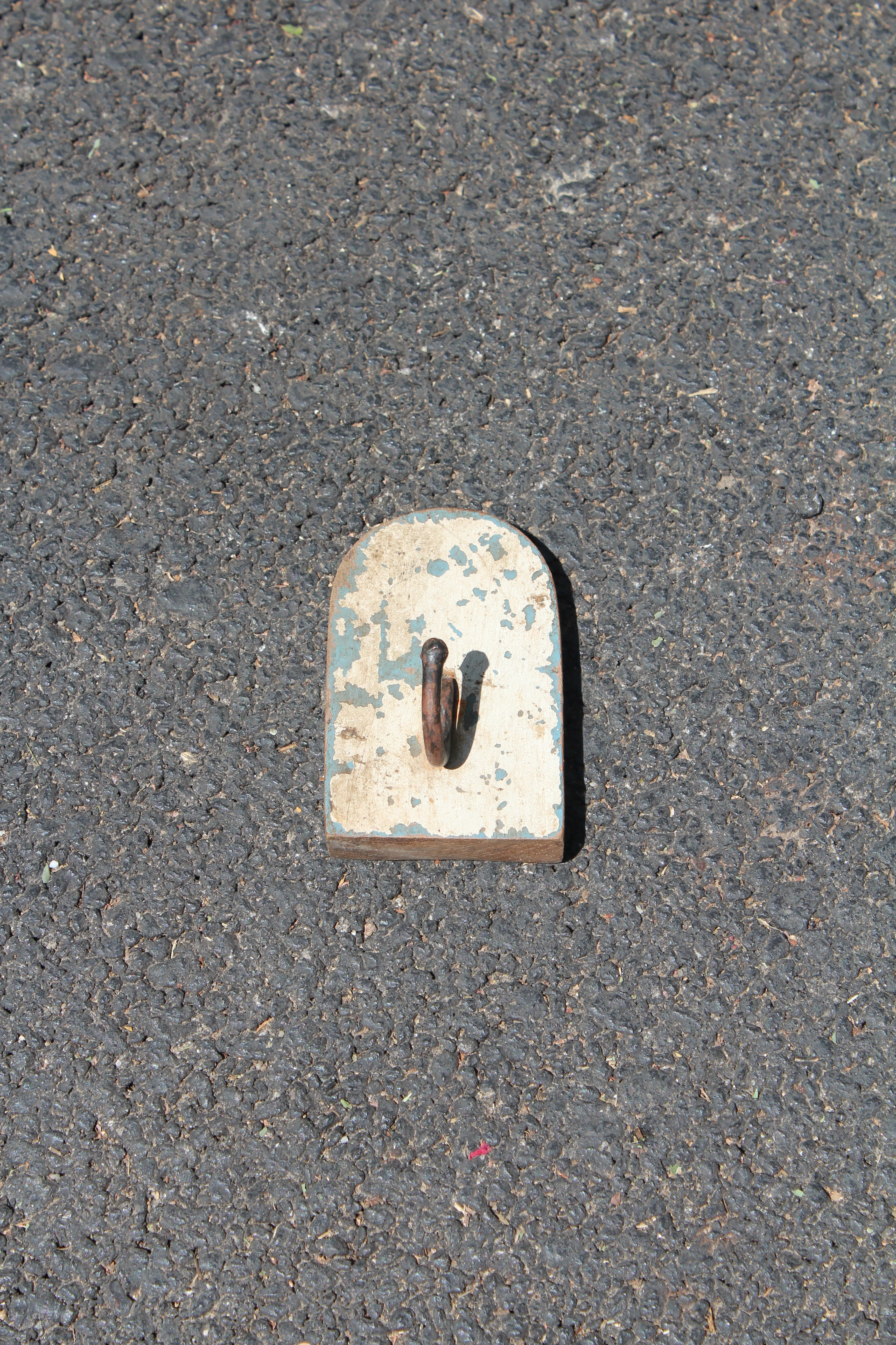 Distressed Wood Single Hook