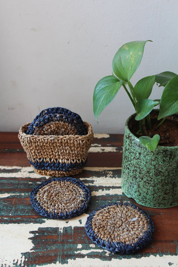 Banana Grass Set Of 4 Coasters
