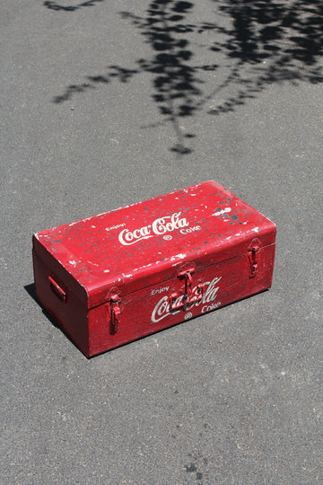 Vintage Coca Cola Cooler Trunk