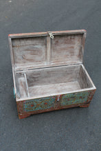Load image into Gallery viewer, Hand Painted Distressed Vintage Trunk
