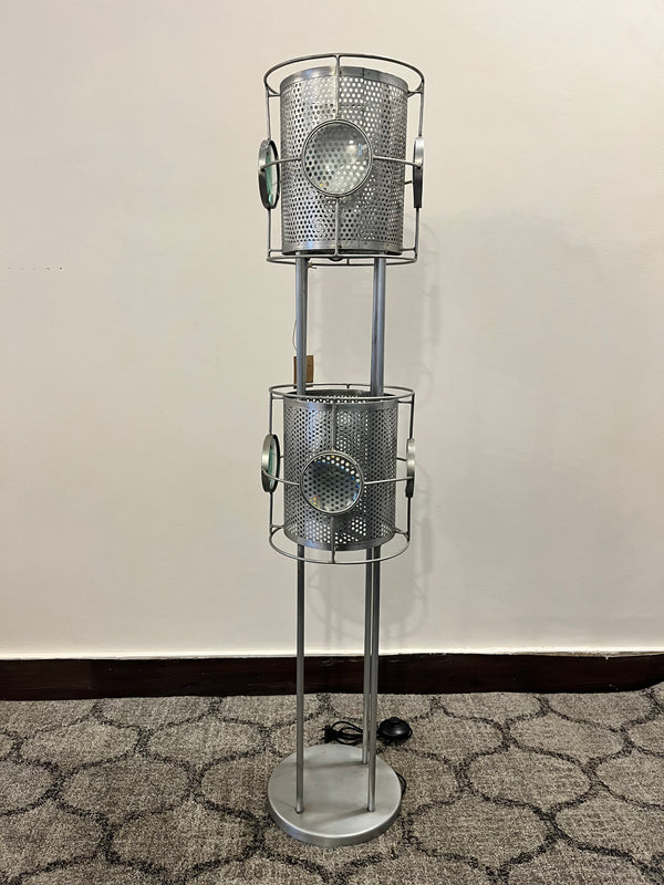 Silver Floor Lamp