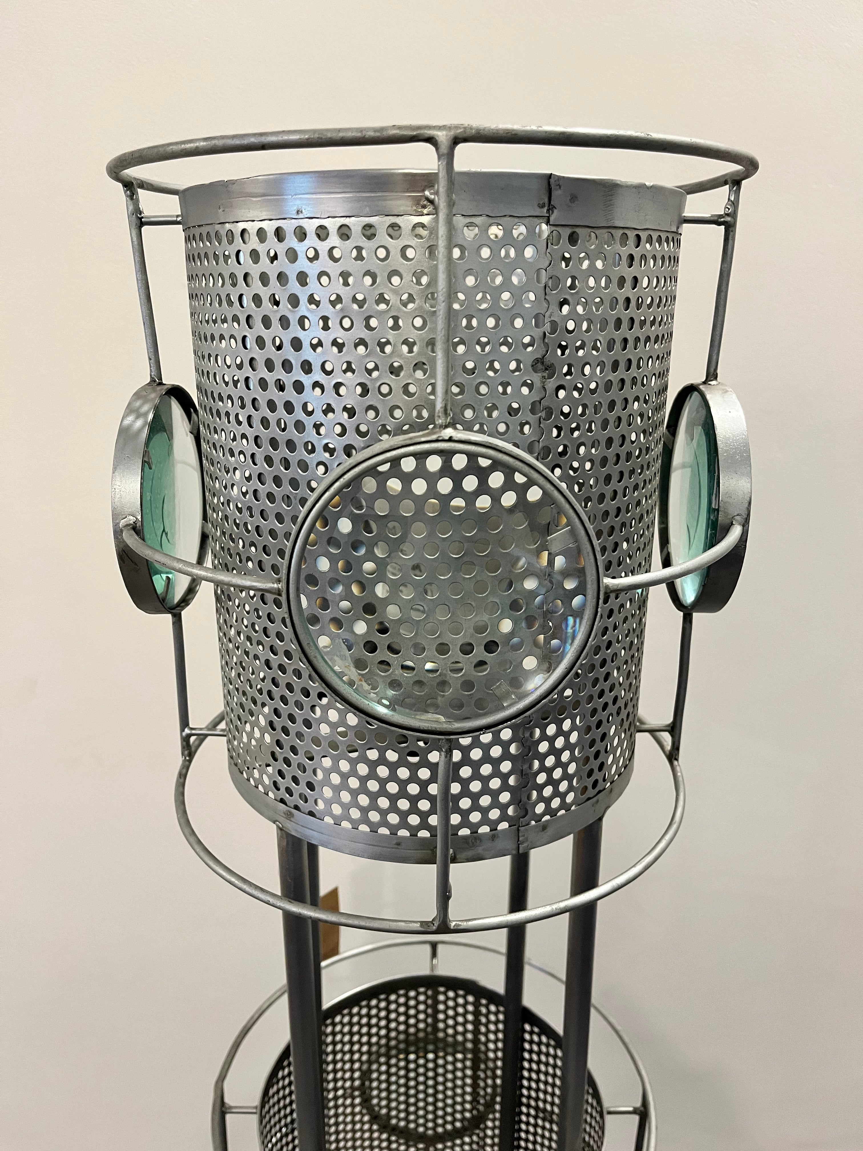 Silver Floor Lamp