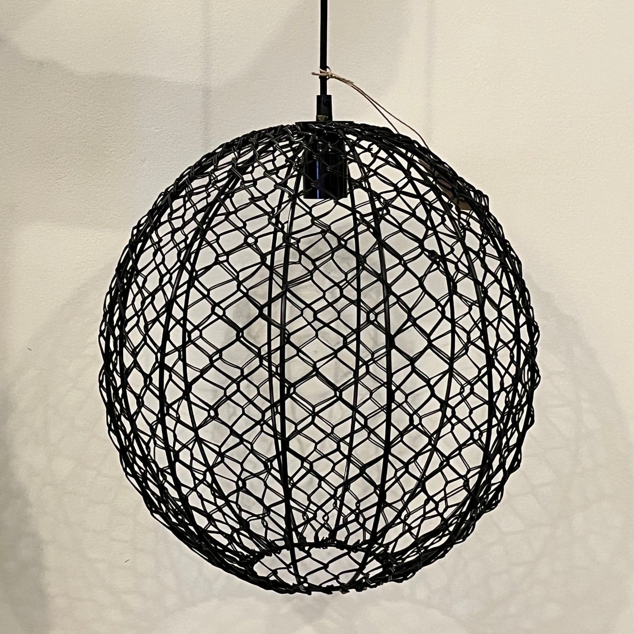 Black Round Hanging Light
