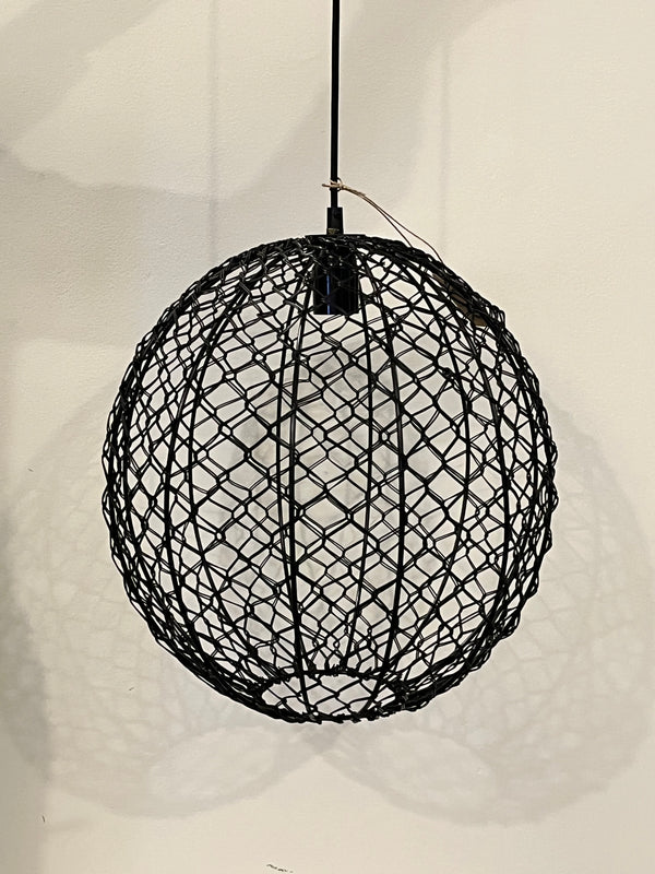 Black Round Hanging Light