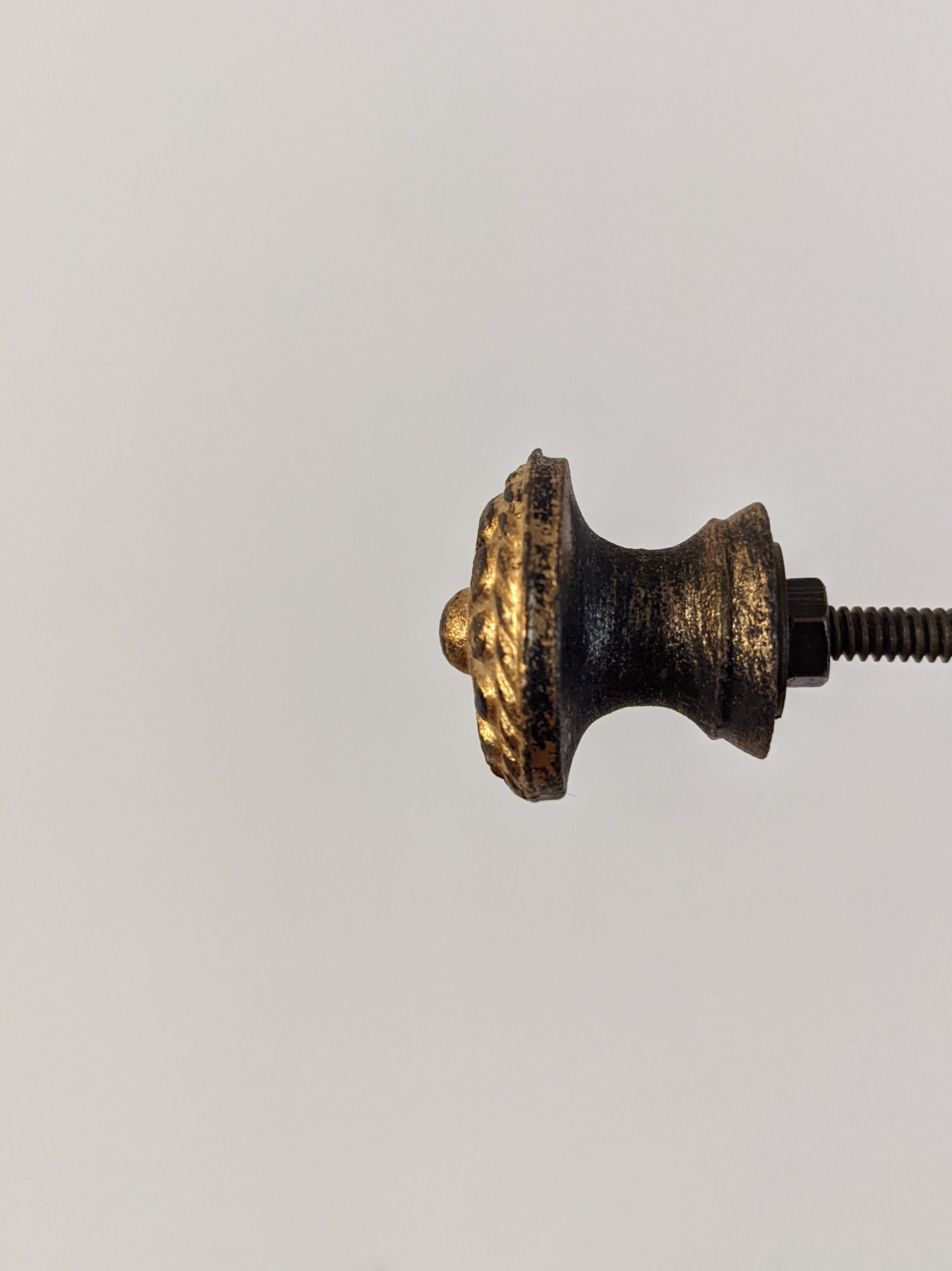 Gold Carved Knob