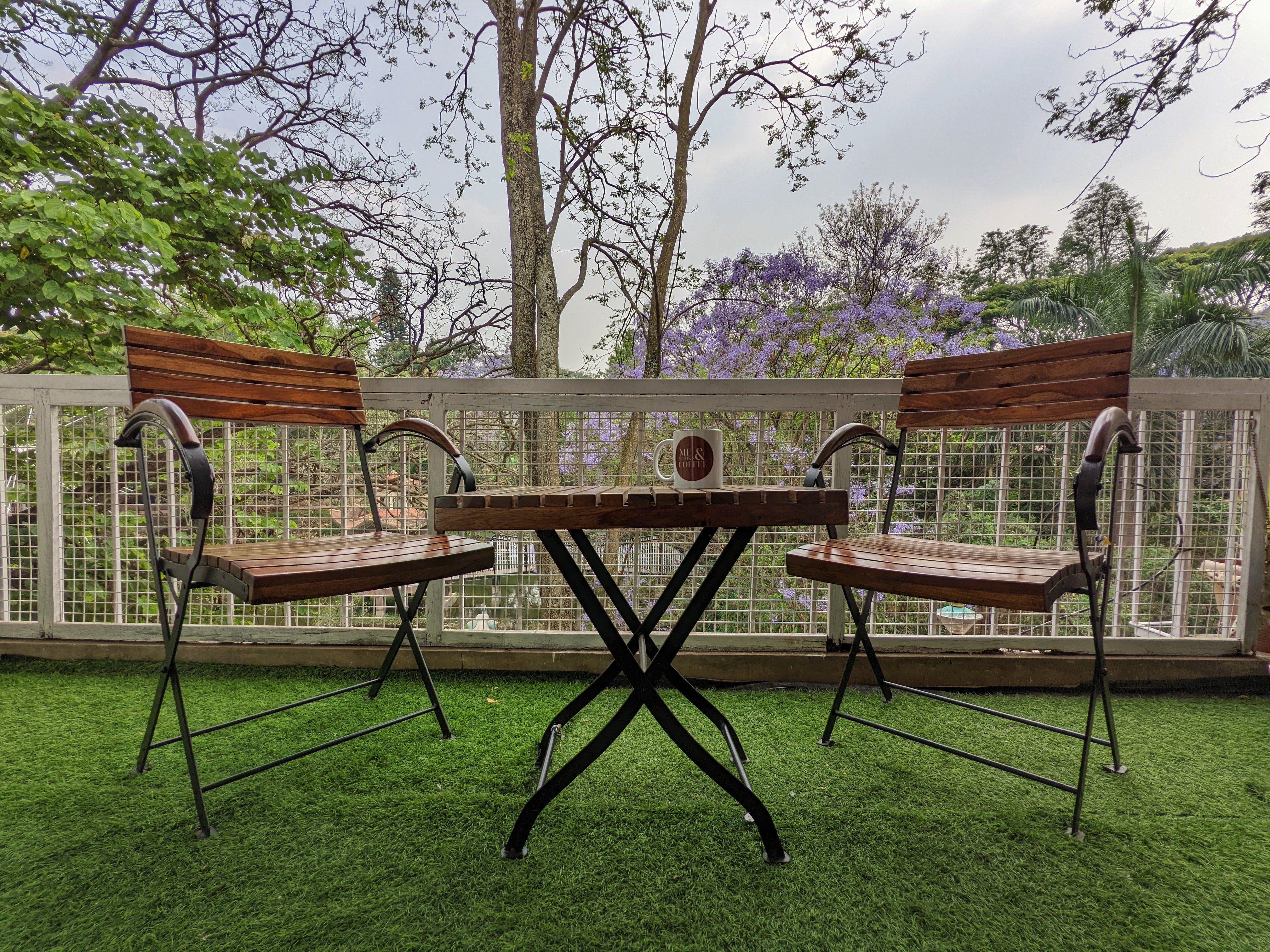 Foldable Outdoor Set with Armrest