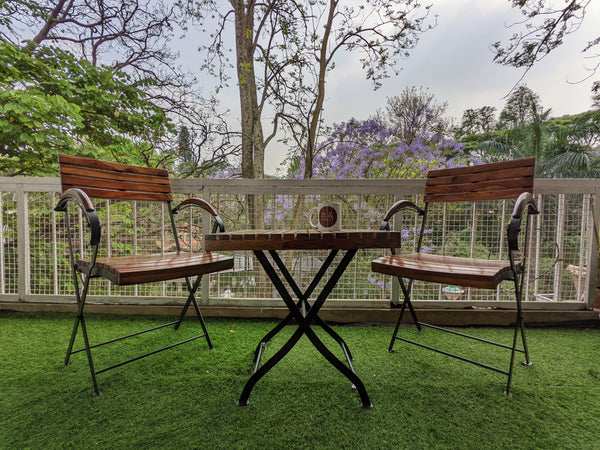 Pre Order Foldable Outdoor Set with Armrest