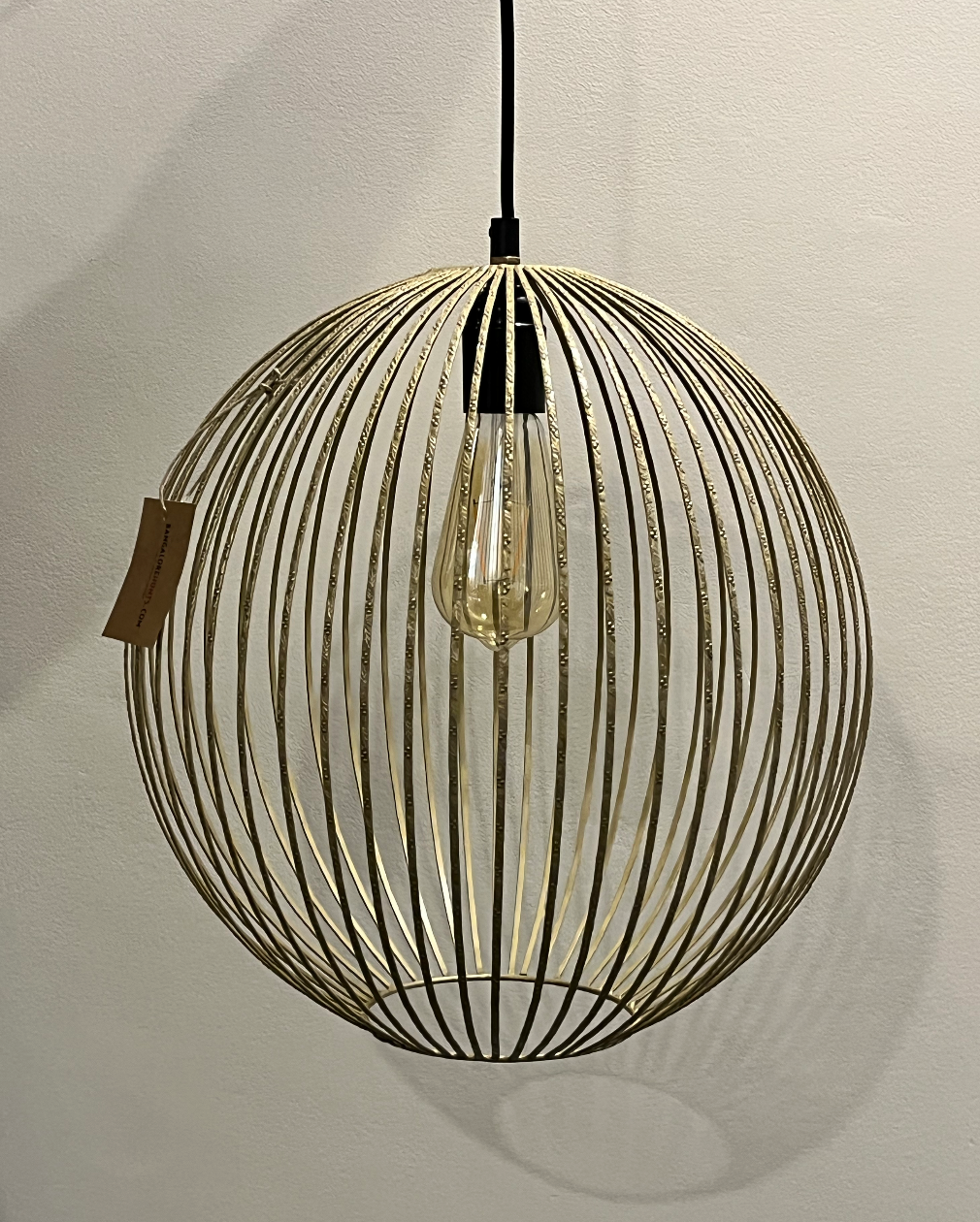 Caged Gold pendant light (Ceiling Lamp)